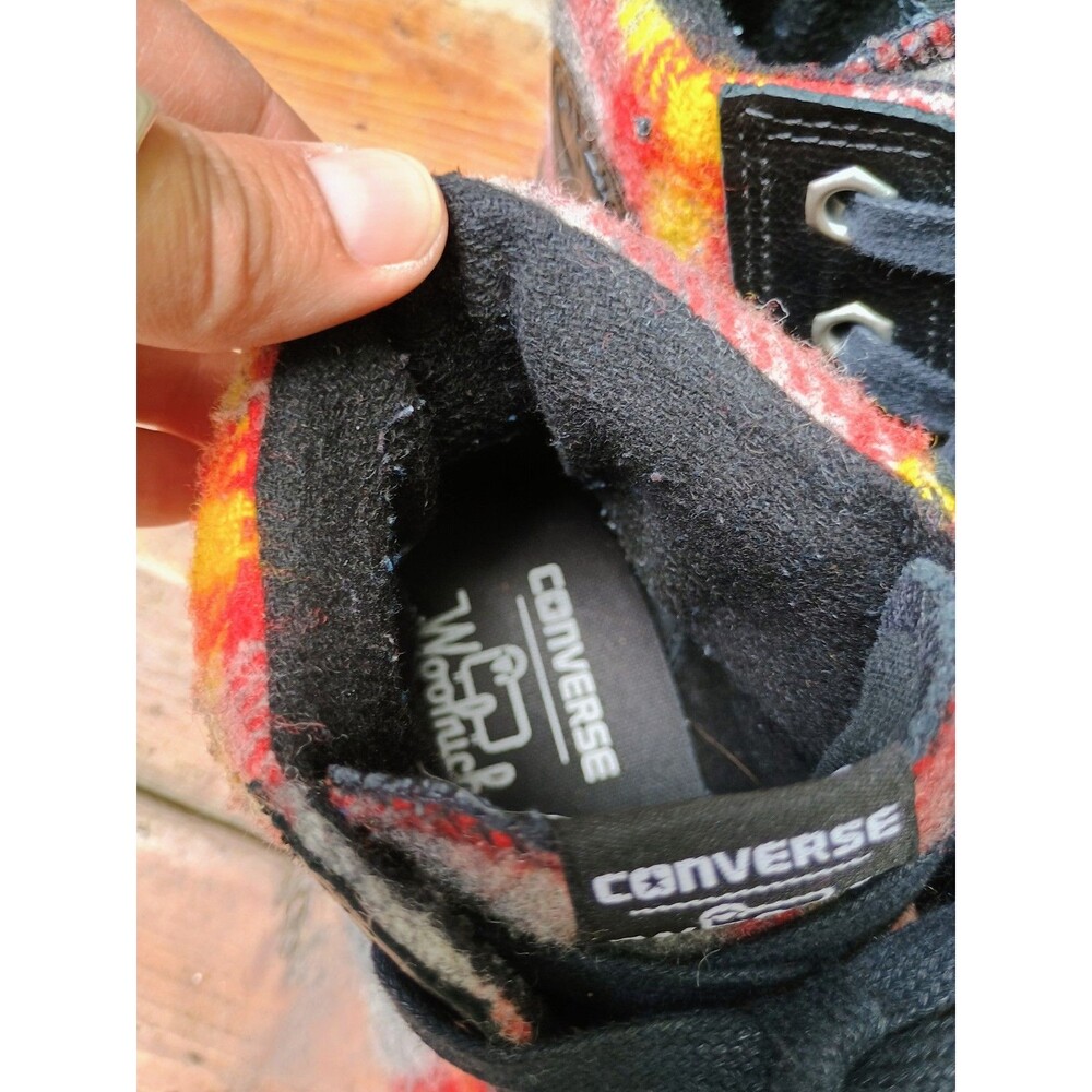Converse Woolrich CT Street Hiker Plaid Wool All Star Chuck Taylor M 9.5 W 11 - Picture 8 of 13